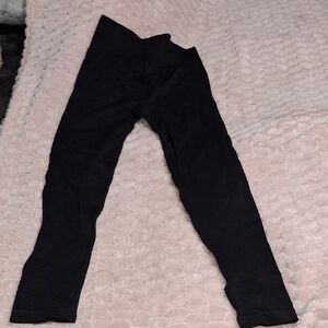 Athletic Black Leggings- W Sz Small